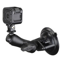 RAM Twist-Lock Suction Cup Mount with Universal Action Camera Adapter 109226