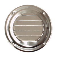 Louvre Vent - Stainless Steel Round 175204