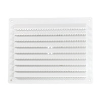 Louvre Vent - Rectangular Plastic with Screen 175214