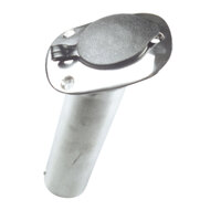 Flush Mount Rod Holder - Cast Stainless Steel With Cap 192543