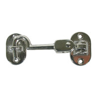 Double Hinged Cabin Hook - Chrome Brass 193020