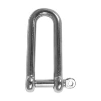 BLA Long 'D' Shackles - Stainless Steel Captive Pin