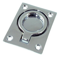 Marine TownÂ® Rectangular Lift Rings - Chrome Brass