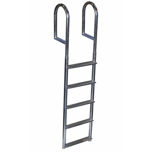 DE2045F - 5 Step Fixed Aluminum Dock Ladder