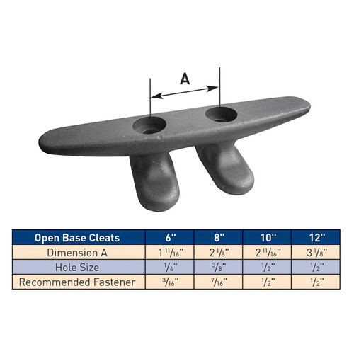 DE2412F - Open Base Cleats 30.5cm