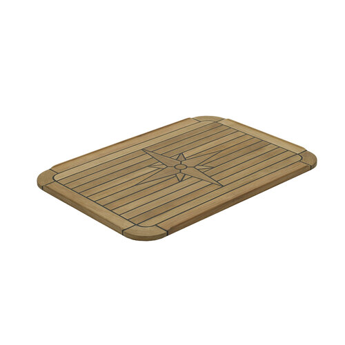 Nautic Star Square Teak Table Tops - Rounded Corners Soft Square 139426