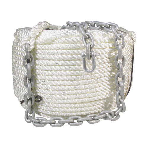 BLA Nylon Anchor Rope & Chain - Galvanised 145974