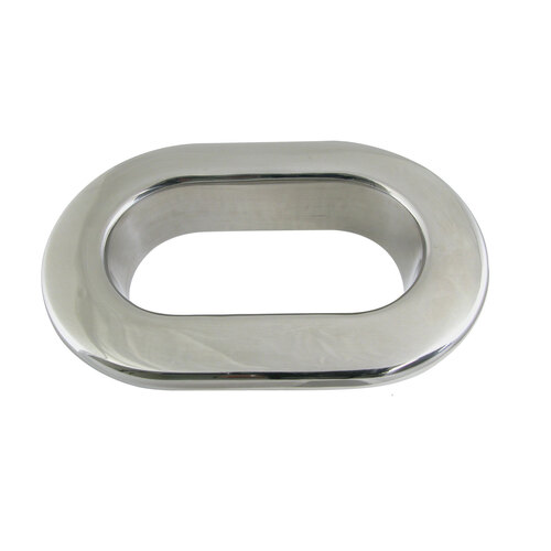 Marine TownÂ® Oval Hawse Hole - Cast Stainless Steel 138 x 63 192148