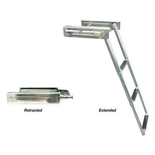 Marine TownÂ® Telescopic Boarding Ladder - Stainless Steel 194232