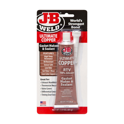 J-B Weld Ultimate Copper Silicone - Gasket Maker 85g 261481