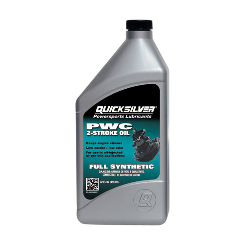 Quicksilver 2-Stroke Oil - Full Synthetic PWC 946ml 8M0058907