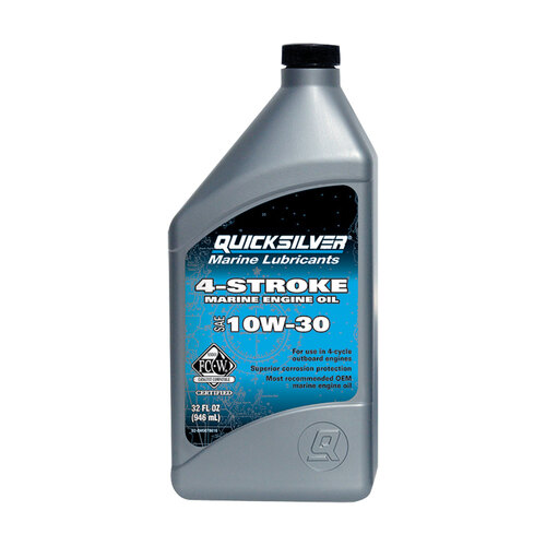 Quicksilver 4-Stroke Marine Engine Oil - FCW 10W30 946ml Q8M0078616