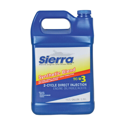 Sierra Marine 2-Stroke Direct Injection Engine Oil - Synthetic Blend TC-W3 3.78L (1 gallon) S18-9530-3